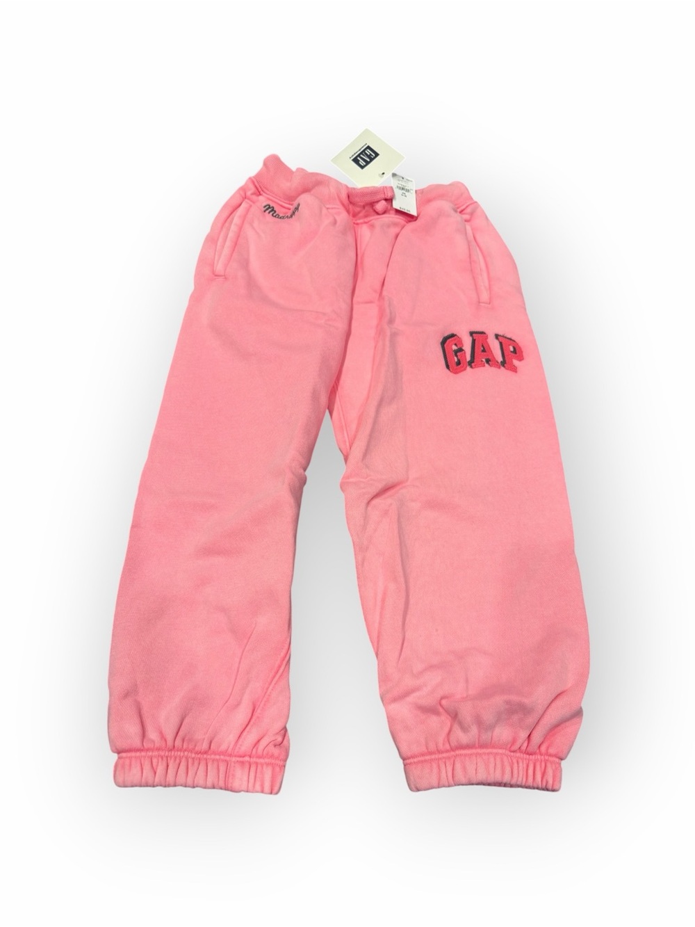 GAP MadHappy Pink Logo Sweatpants Joggers XS NWT